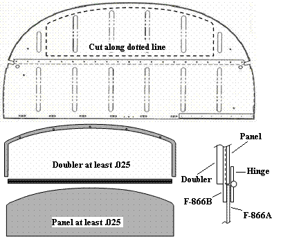 Baggage bulkhead access panel