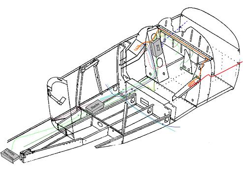 My isometric diagram used to determine wire routing My isometric diagram used to determine wire routing