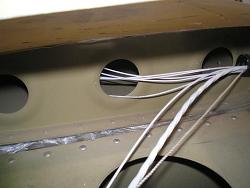 Horizontal stabilizer electrical trim wiring