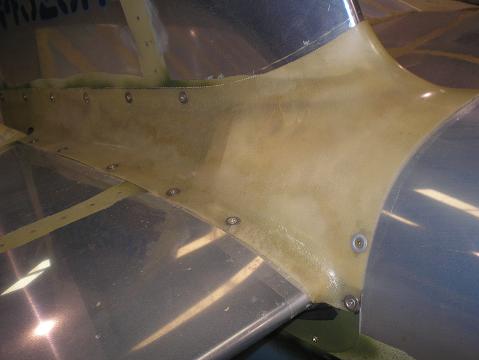 Fiberglass intersection fairing Fiberglass intersection fairing