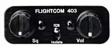 Flightcom 403S intercom