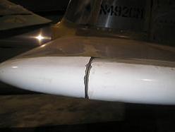 Stabilizer fiberglass tip clearance