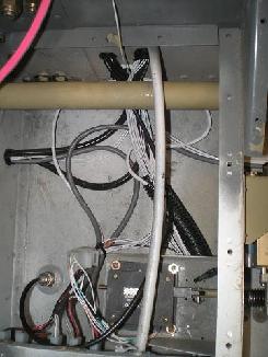 Wiring bundle just aft of the main spar